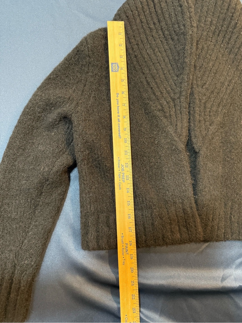 Banana Republic Black Cropped Shawl Collar Cardigan - Picture 3 of 7